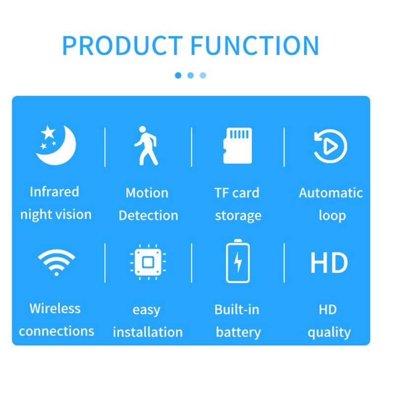 Camera Giám Sát Mini zzz Kết Nối WiFi 1080P