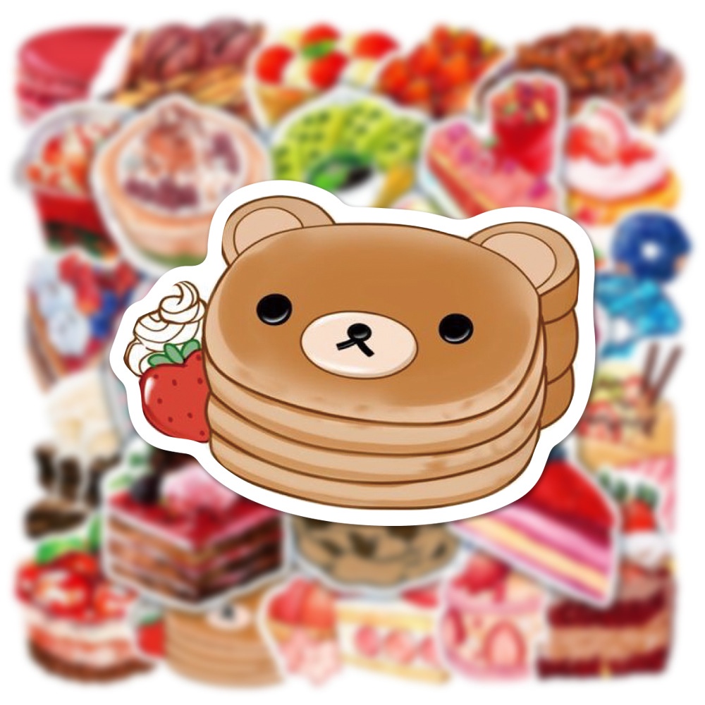 50/25/10 Sticker Dán Trang Trí Sổ Tay / Va Li / Ván Trượt