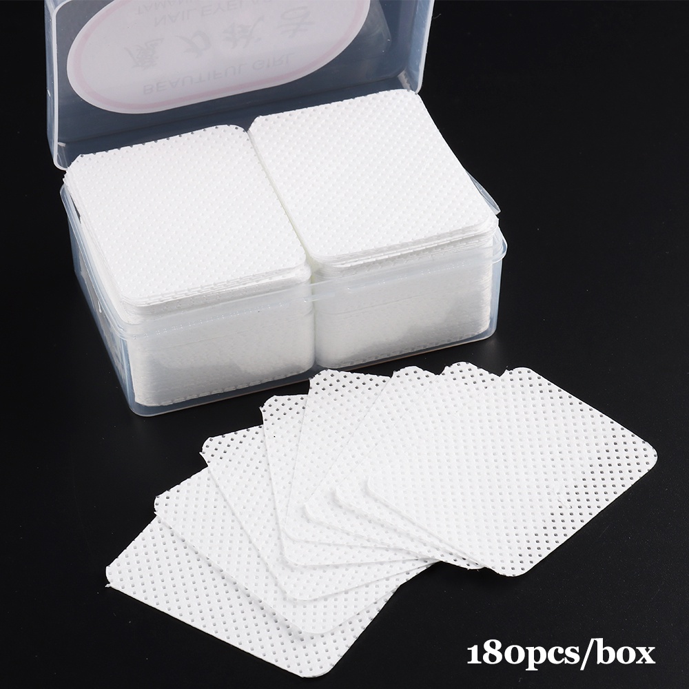 Set 180 / 300 / 540 Miếng Cotton Tẩy Sơn Móng Tay Tiện Lợi