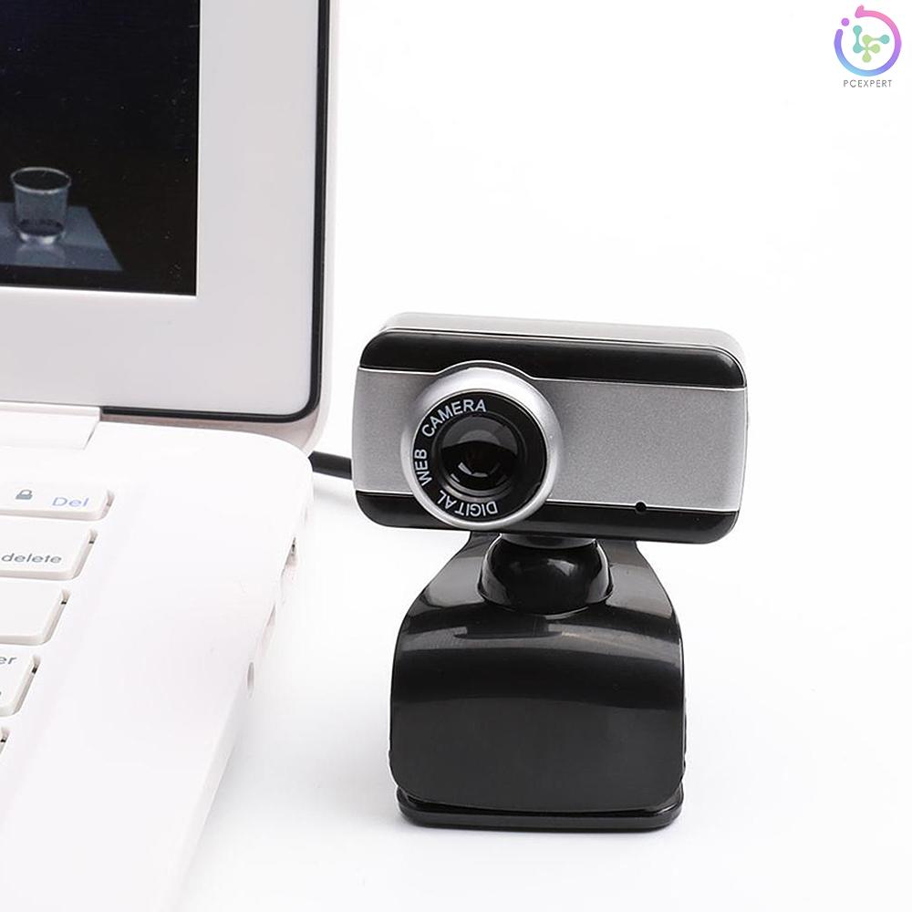 USB Computer Camera 480P Manual Focus Web Camera Drive-free Webcam with External Microphone for Video Chat Online Conference