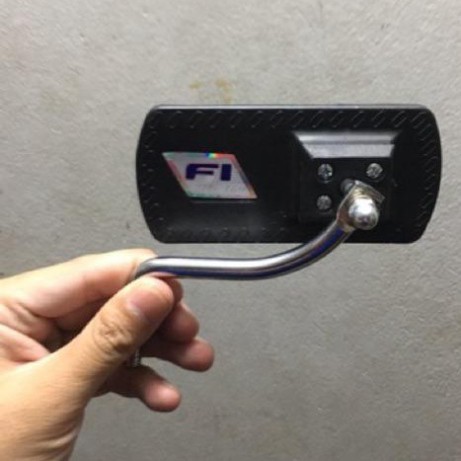 PBO Gương xe máy hình chữ nhật, gương nhỏ chiếu hậu dùng cho mọi loại xe 50 X643