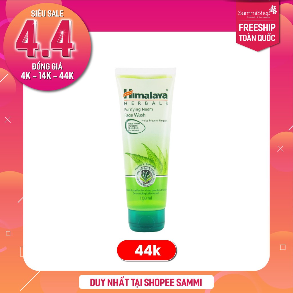 Sữa rửa mặt ngừa mụn Himalaya Purifying Neem Face Wash