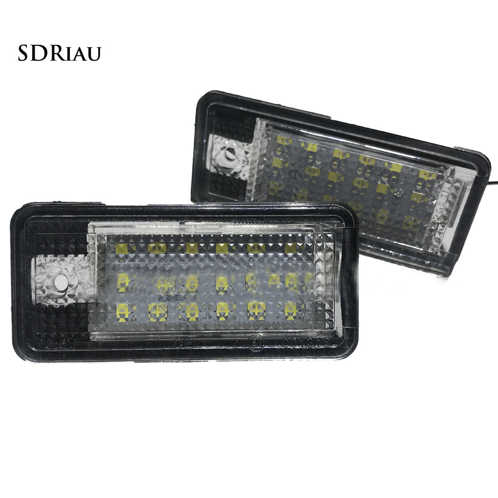 Bộ 2 Đèn Led Gắn Biển Số Xe Hơi Audi A3 / A4 / A6 / A8 / Q7 / Rs4 / Rs6