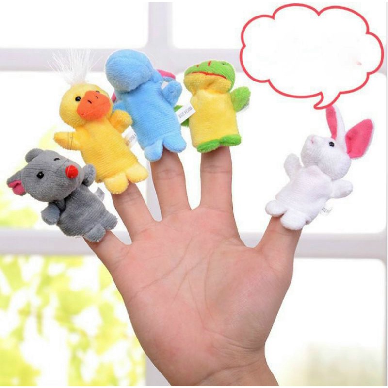 combo 10 con rối ngón tay hình thú