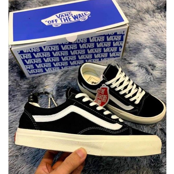 Giày thể thao Sneaker Van Vault đen cao cấp nam nữ phù hợp mọi lứa tuổi