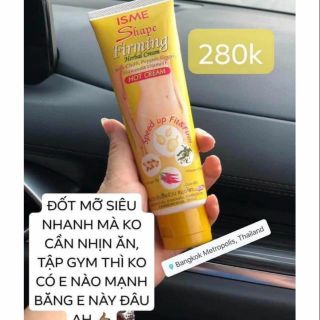 Kem tan mỡ bụng Isme Shape Firming Thái Lan (120g)