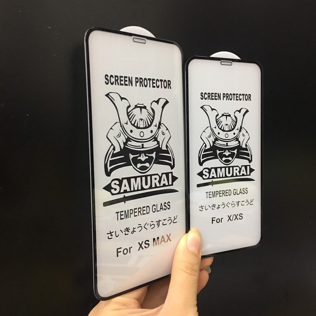 Kính cường lực Iphone Samuraii xịn 9D full màn dành cho Iphone X/Xs/XsMax/11Pro/11ProMax