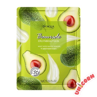 Khăn Tẩy Trang Làm Sạch Da Kiềm Dầu Cấp Ẩm Trái Bơ BIOAQUA
