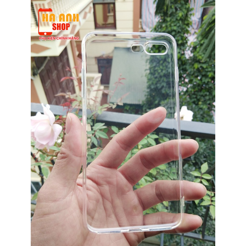 Ốp lưng iPhone 8 Plus hãng Gor cao cấp trong suốt, siêu dẻo, siêu mỏng, siêu nhẹ