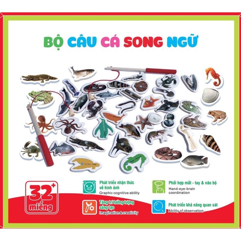 Bộ câu cá Nam châm cho bé. Hàng Việt Nam