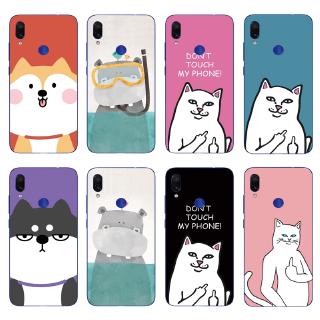 Ốp điện thoại TPU hình mèo cho Xiaomi Redmi 7 S2 / Note 7 6 5 Pro