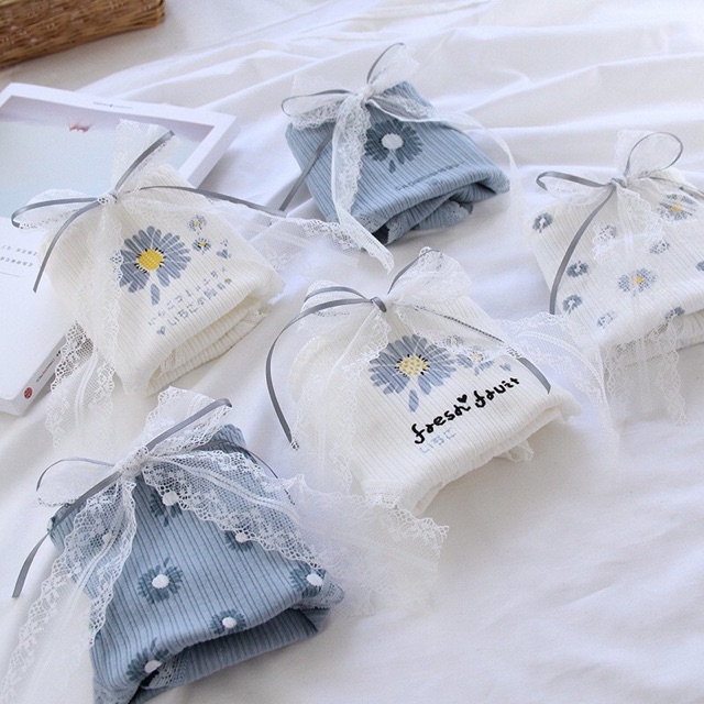 Quần Lót Cotton Co Giãn 4 Chiều Cúc Hoạ Mi (40-80kg)