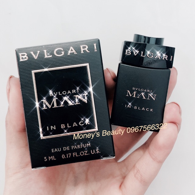 (CHÍNH HÃNG) Nước Hoa Mini Nam Bvlgari Man In Black 5ml for him