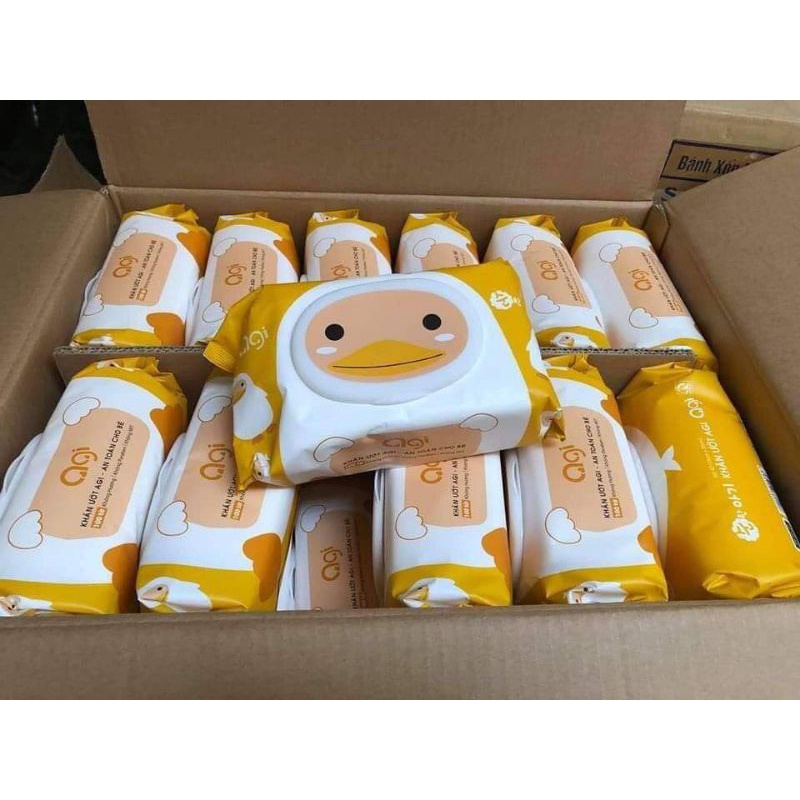 COMBO 10 GÓI KHĂN ƯỚT AGI 100 TỜ KHÔNG MÙI