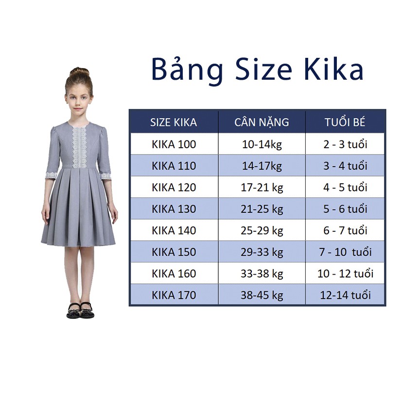 [KIKA] Váy cho bé gái từ 10kg - 45 kg- K072, K073 K099