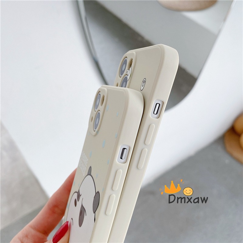 Ốp Điện Thoại Silicon Mềm Hình Gấu Trúc Dễ Thương Cho iPhone 13 Pro Max 12 11 Pro Max X XR XS Max 8 7 Plus SE 2020
