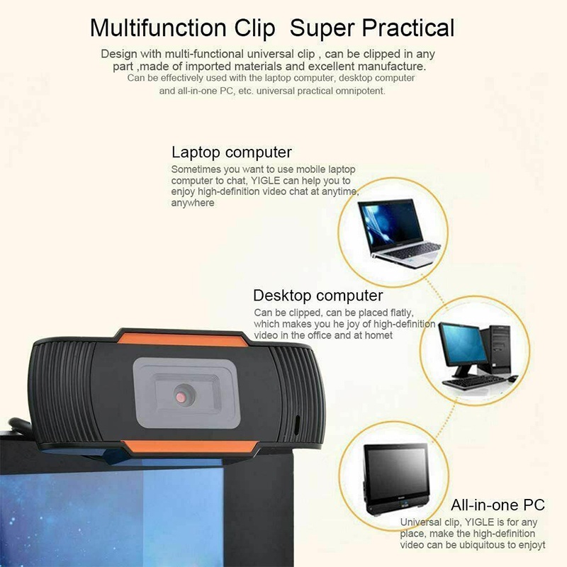 Webcam Usb 2.0 Pc 1080p Hd Có Mic Cho Pc Laptop Skype Msn | BigBuy360 - bigbuy360.vn