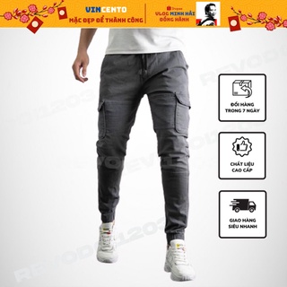 Quần Jogger Kaki Nam Túi Hộp Thời Trang Hot Trend