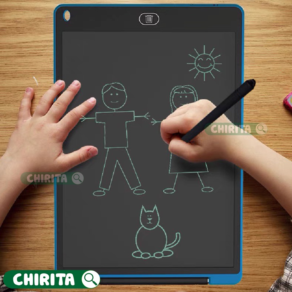 Bảng Vẽ Điện Tử Thông Minh Tự Xóa Cho Bé LOẠI LỚN - Bảng Viết Tự Xóa Thông Minh LCD - Đồ Chơi Trẻ Em Chirita