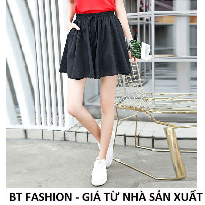 Quần Sọt Đùi Nữ Voan Giả Váy Thời Trang HOT - BT Fashion (VA01)