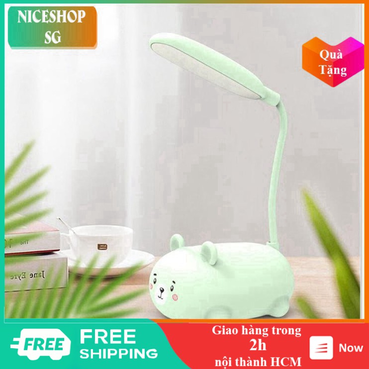 Đèn led trang trí cho bàn làm việc hình chú gấu dễ thương - GD0416