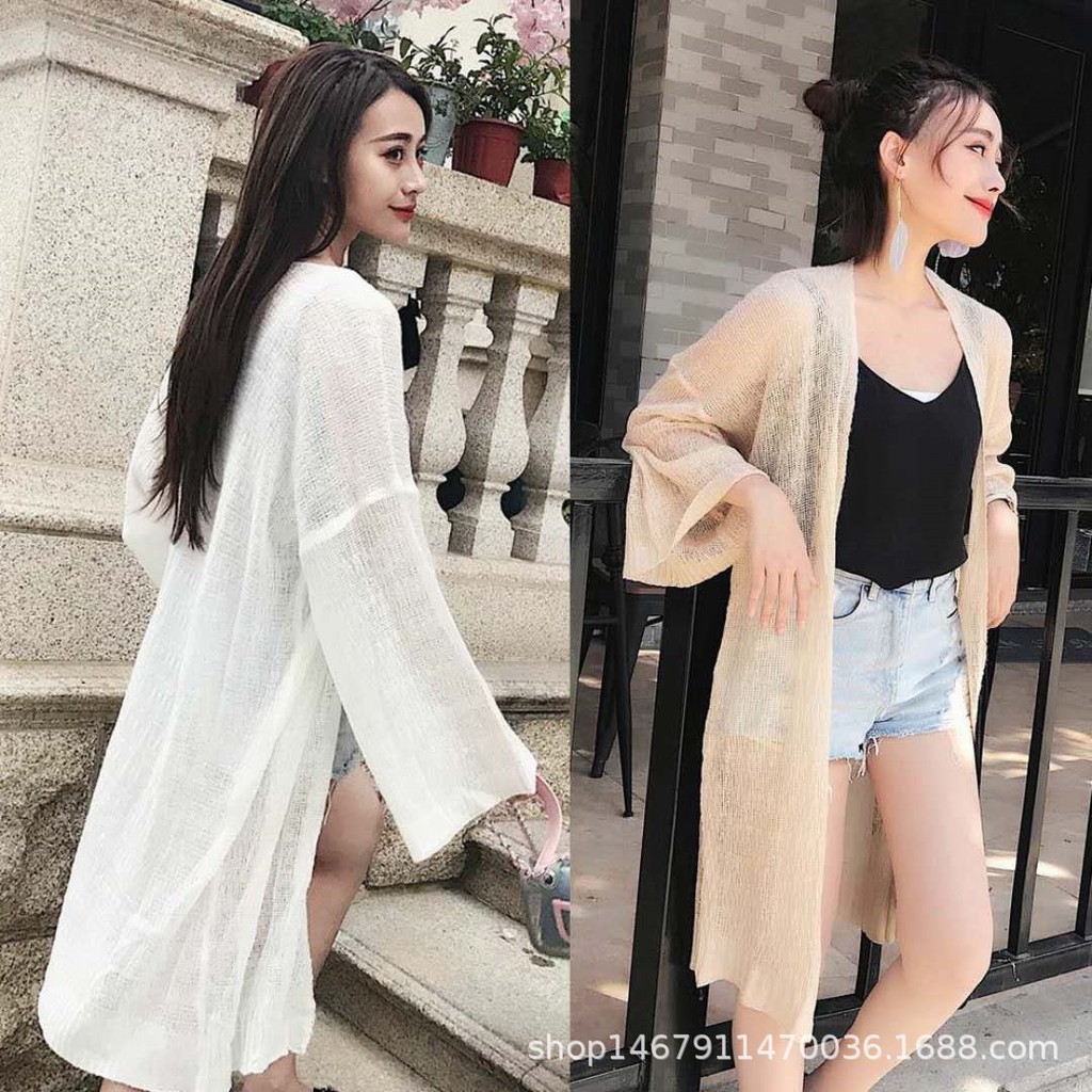 Áo Khoác Nữ Ren Mỏng Cardigan Đi Biển, Dự Tiệc Cho Các Nàng Siêu Hot