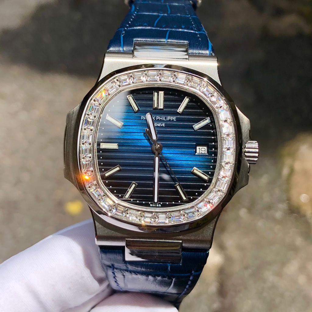 Đồng hồ cơ nam Patek philippe/automatic tự động trữ cót cho anh em