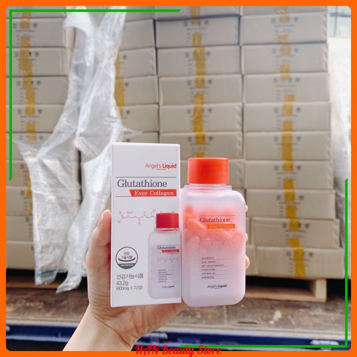 Freeship - Hàng Chuẩn Hàn - Viên Uống Trắng Da Glutathione Ever Collagen 7Day Angle’s Liquid | BigBuy360 - bigbuy360.vn