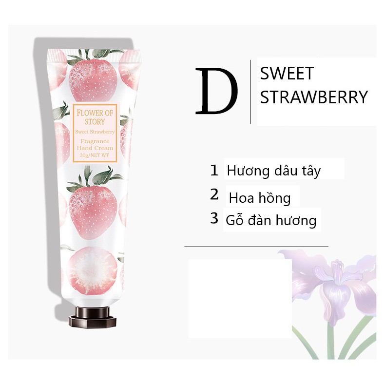 Kem dưỡng da tay FLOWER OF STORY hương nước hoa 30g