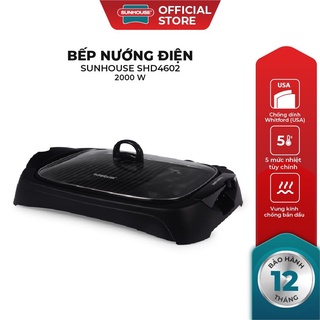 Bếp nướng điện SUNHOUSE SHD4602 - 2000W ✅ Bảo Hành Chính Hãng 12 Tháng