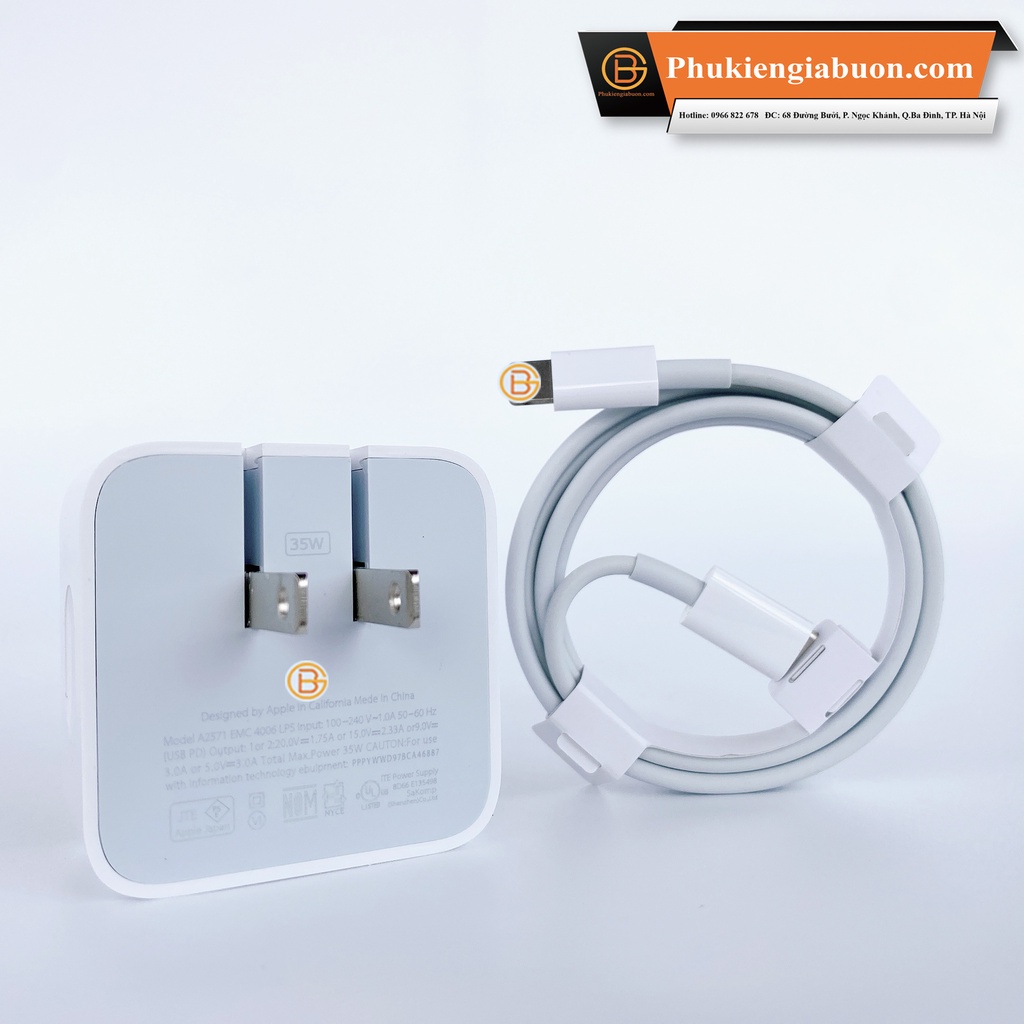 Sạc Nhanh PD 35W 2 cổng USB-C To