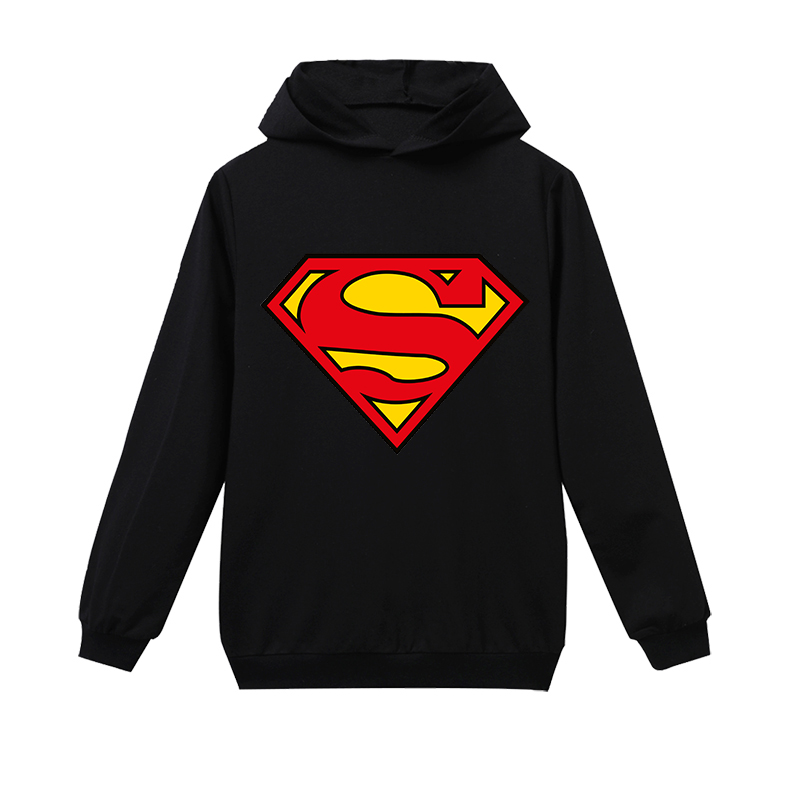 Áo Hoodie Tay Dài In Hoạt Hình Superman Dễ Thương Cho Bé Trai Và Gái