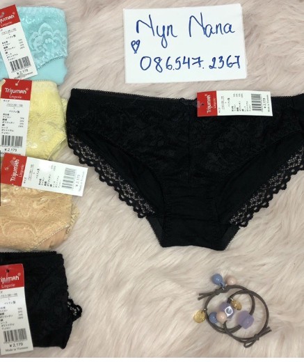 Quần lót nữ cotton phối ren