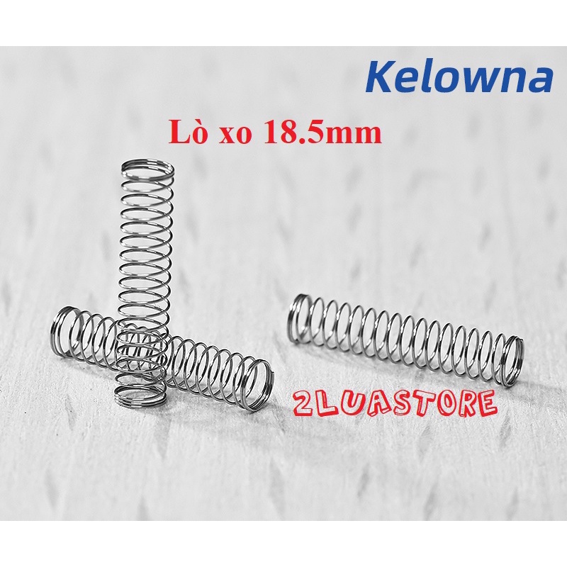 Combo 10 lò xo 18.5mm Kelowna thay thế cho switch bàn phím cơ - Nhiều lực nhấn