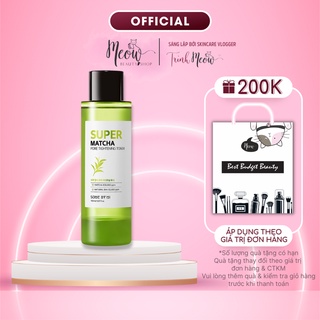 Nước hoa hồng Some By Mi thu nhỏ lỗ chân lông Super Matcha Pore Tightening Toner 150ml