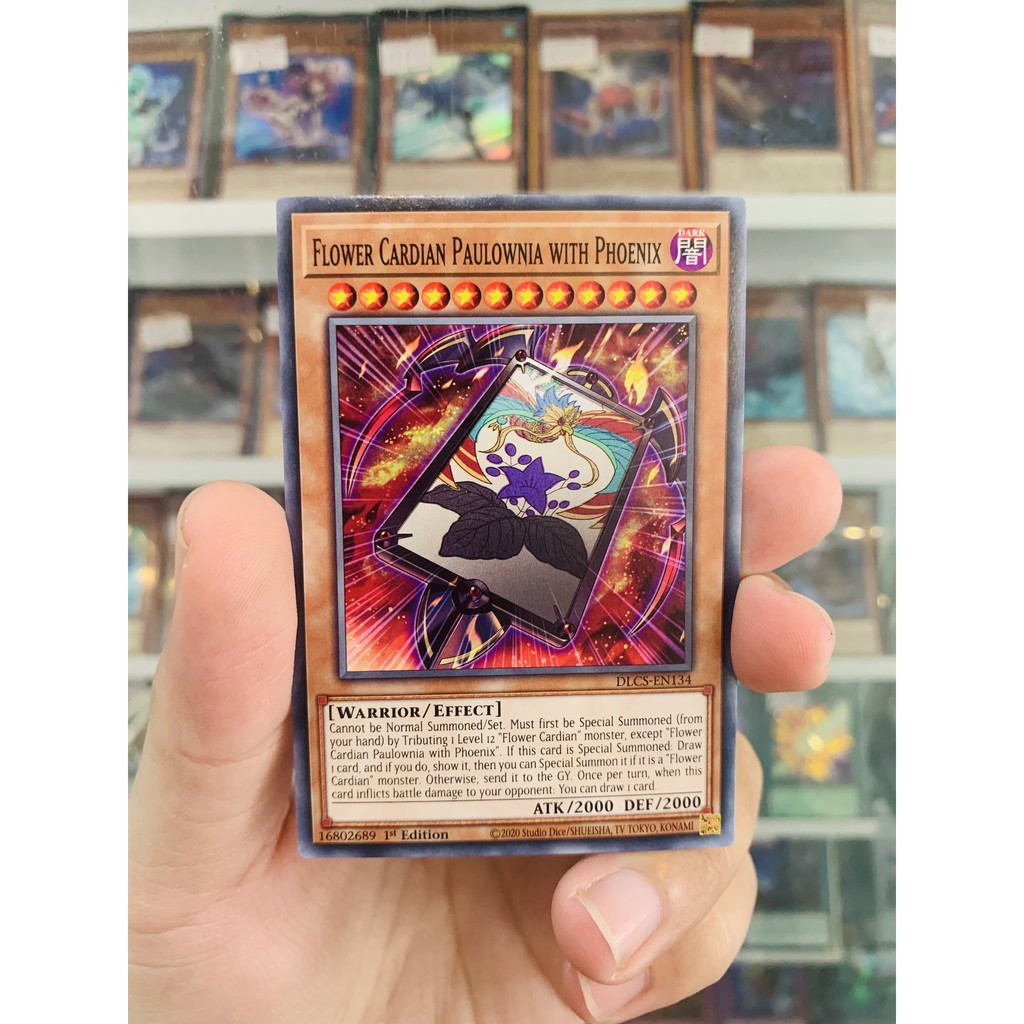 Thẻ Bài Lẻ YugiOh! Mã DLCS-EN134 - Flower Cardian Paulownia with Phoenix - Common - 1st Edition