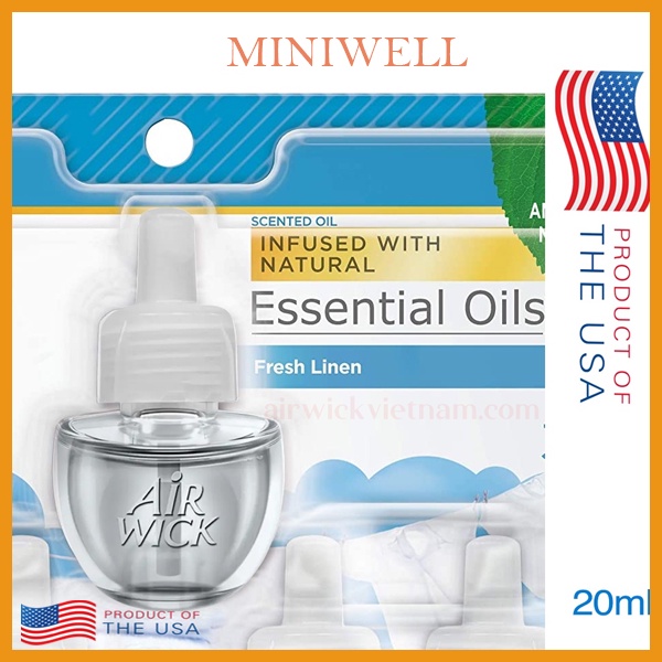 Tinh Dầu Thơm Cắm Điện Airwick Của Mỹ Chai Lẻ 20ml Tách Vỉ 🇺🇸 Có Bill