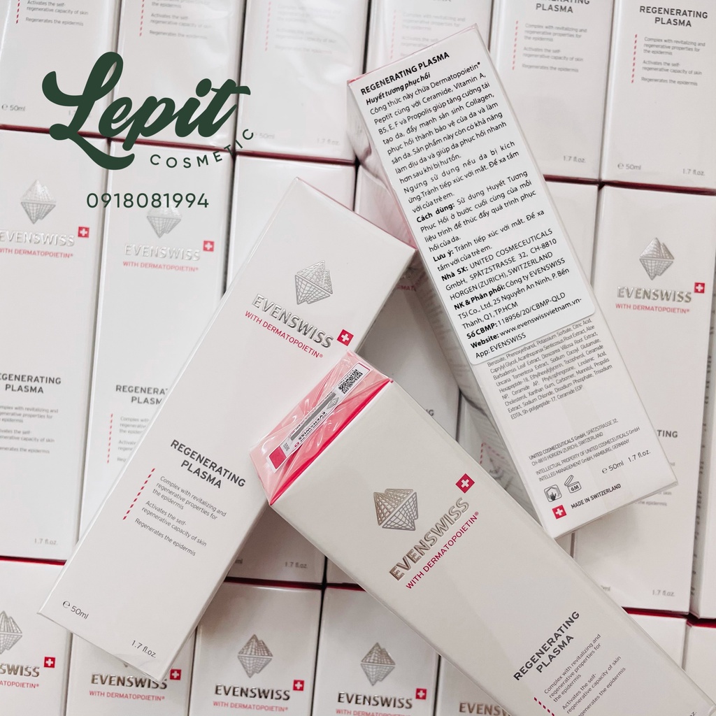 Serum Siêu Phục Hồi Da Evenswiss Regenerating Plasma 50ml