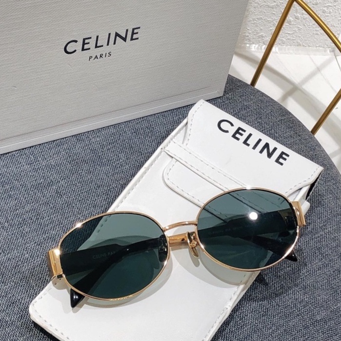 Kính Mát CE40235U - LISA Cũng Năm 2021 Gọng Kim Loại 01 - Màu Vàng Và Xanh Lá