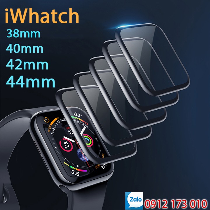 Kính cường lực đồng hồ thông minh APPLE Watch, iWhatch - KÍNH DẺO - Kính dán bảo vệ đồng hồ thông minh