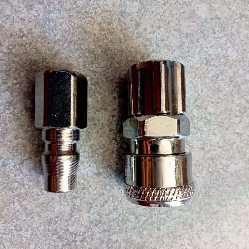 Khớp nối nhanh khí nén tự động ren trong 13 mm bộ nối nhanh máy hơi dây hơi