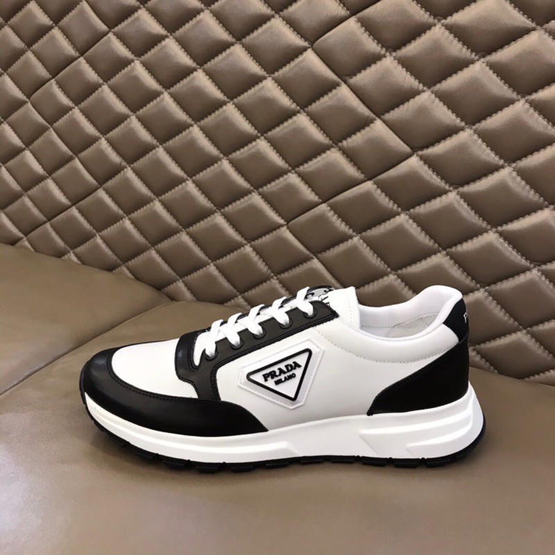 Giày thể thao/sneaker nam Prada da thật cao cấp phối 2 màu phong cách