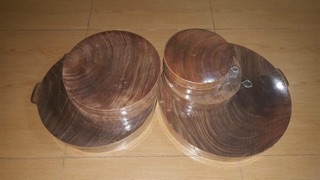Thớt gỗ nghiễn 30 cm x dày 4 cm