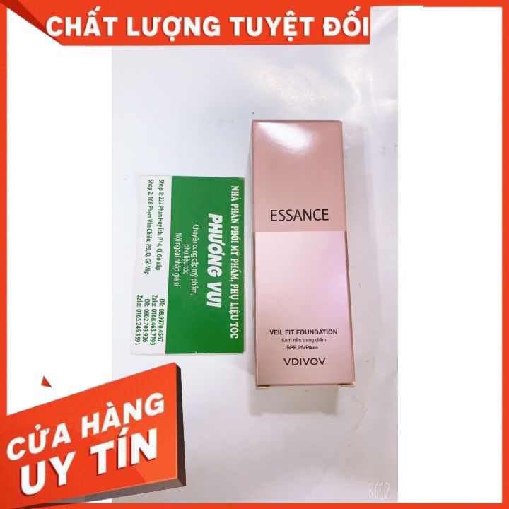 Kem Nền Essance Bền Màu Che Khuyết Điểm #21 Sắc Da Sáng 30ml số 23 màu da tối  che khuyết điểm  đều màu (mẫu mới hàng ct