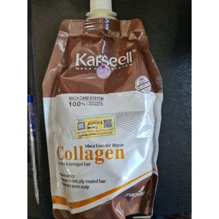 Hấp dầu phục hồi Karseell dạng túi 500ml collagen tươi
