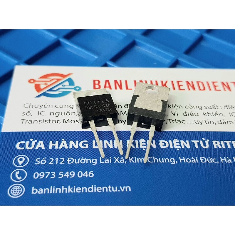 [ Combo 3 chiếc ] DSEI20-12A DSE120-12A Diode 17A 1200V TO-220-2