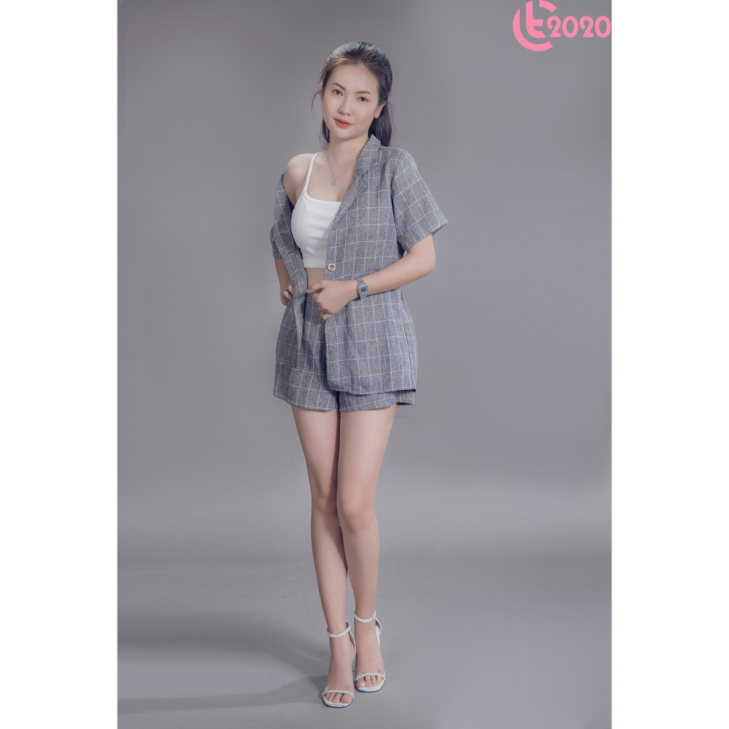 Set Vest Công Sở Vải Kate Mát,CT2020,S5