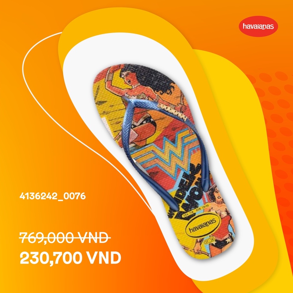 HAVAIANAS - Dép Slim Heroinas 4136242-0076