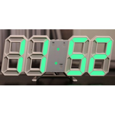 [ Hàng Chính Hãng ] Đồng hồ LED 3D treo tường, để bàn thông minh -Đồng hồ treo tường/ để bàn-TN828 Smart Clock