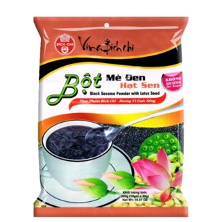 Bột mè đen hạt sen không đường Bích Chi 300gr